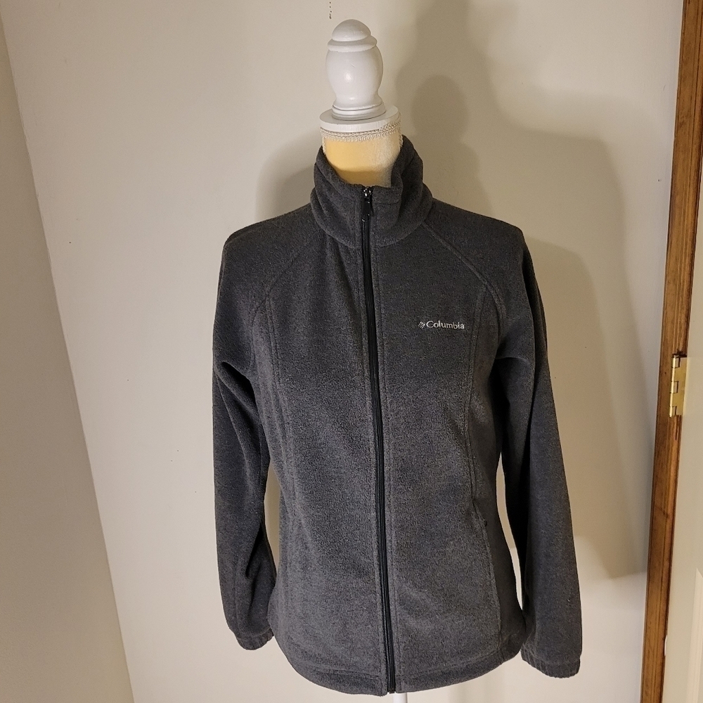 𝅺columbia Women's Fleece Full-Zip Jacket - Size (S) - Excellent Condition